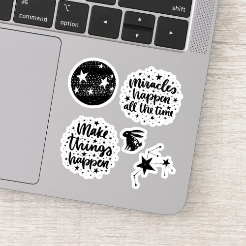 Stars  Constellations Make Things Happen Sayings Sticker