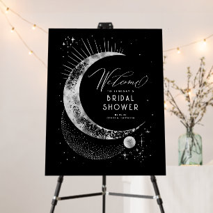 Stars Crescent Moon Celestial Any Party Welcome Foam Board