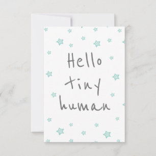 stars cute welcome baby/ birth congratulations card