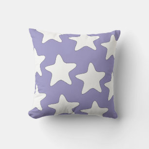 Stars Decorator Lavender Throw Pillow