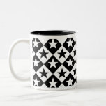 Stars & Diamonds Two-Tone Coffee Mug