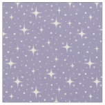 Stars &amp; Dots on Light Gray Indigo Fabric
