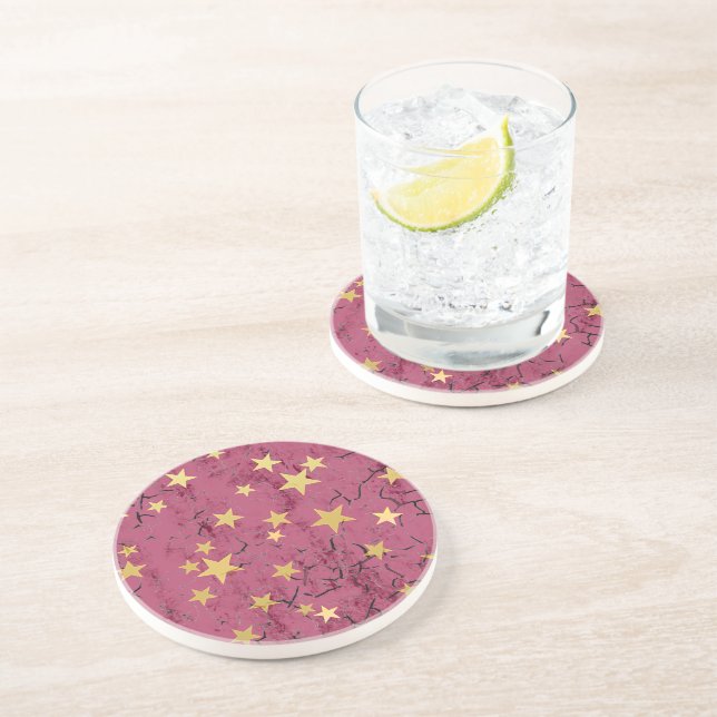 Stars Drink Coaster (Side)