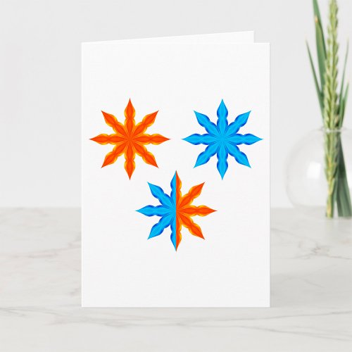 Stars Fire Water Greeting Cards