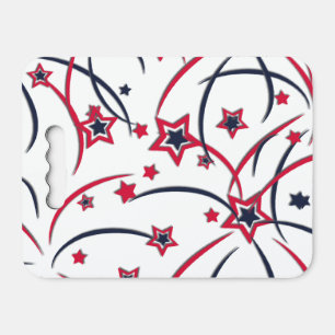 Stars Fireworks Seat Cushion