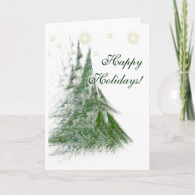 STARS & FIRS Christmas card (Front)