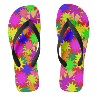 stars flip flops