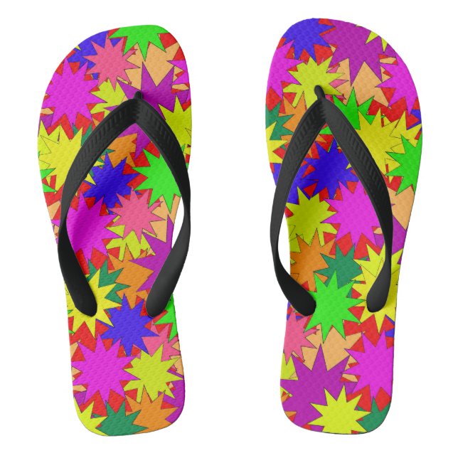 stars flip flops (Footbed)