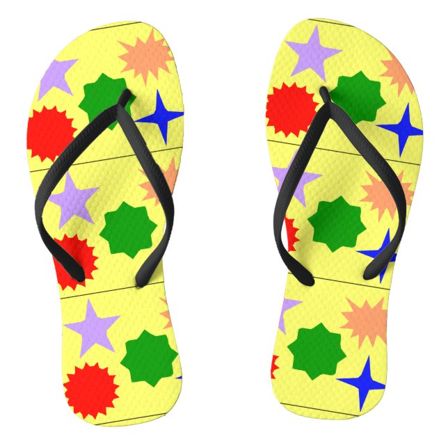 Stars Flip Flops (Footbed)
