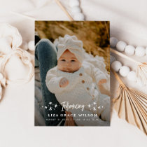 Stars Full Photo Multi-Photo Collage Birth Announcement