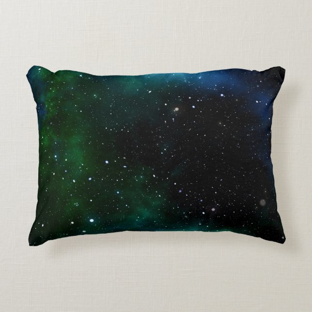 Stars Galaxy Gradient Accent Pillow (Front)