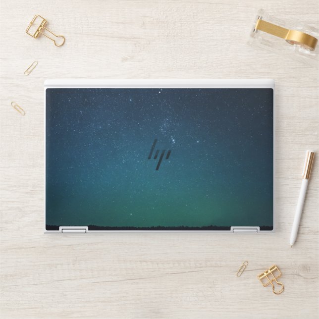 stars galaxy HP laptop skin (Desk)