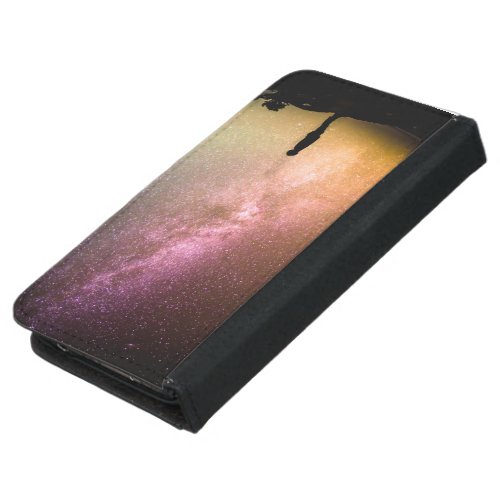 stars galaxy light samsung galaxy s5 wallet case