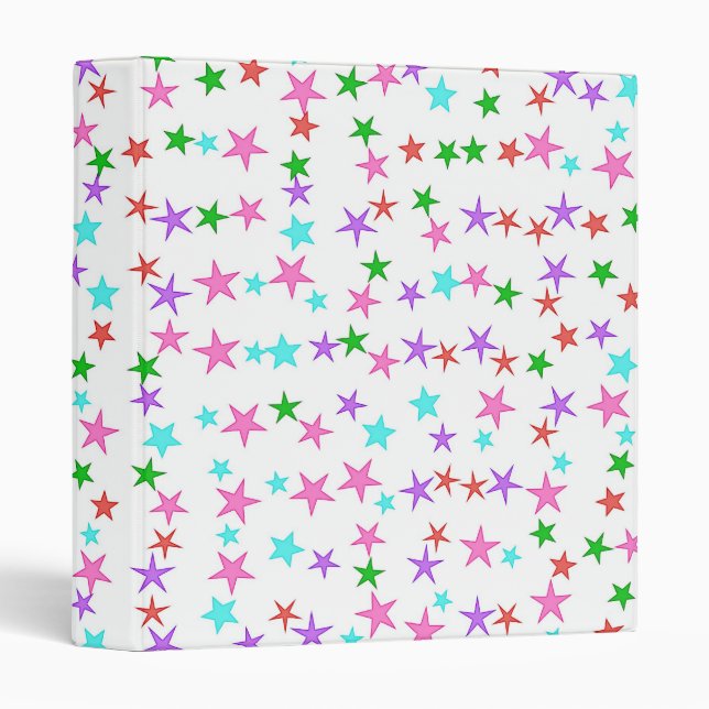 Stars Galore! 3 Ring Binder (Front/Spine)
