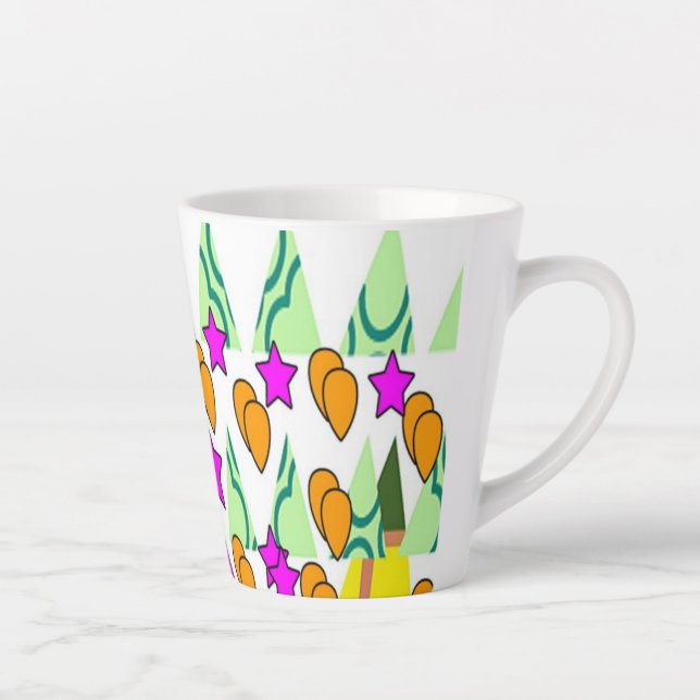 Stars Garden  Latte Mug (Right)