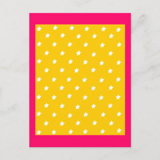 Stars Gold White The MUSEUM Zazzle Gifts Postcard