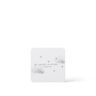 Stars & Gray Clouds Simple White Business Card