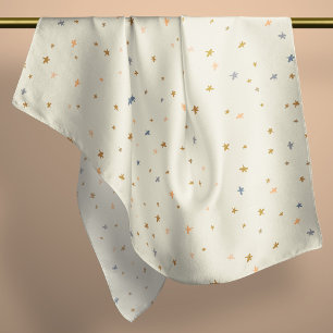 Stars Hand-Drawn Western Apricot Bandana
