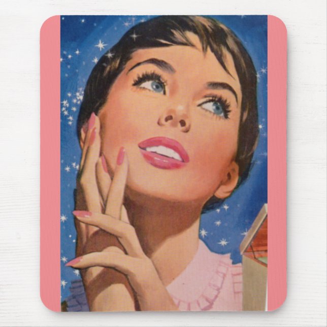 stars in her eyes mouse pad (Front)