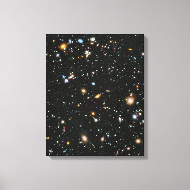 Stars in Space - Hubble Ultra Deep Field Canvas Print (Front)