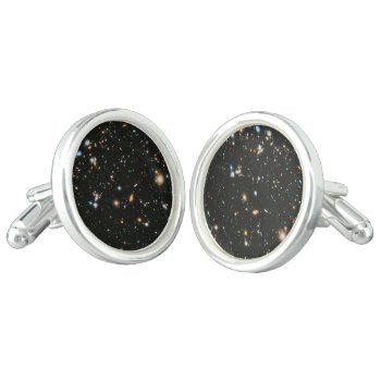 Stars In Space - Hubble Ultra Deep Field Cufflinks by Crazy4FamousArt at Zazzle
