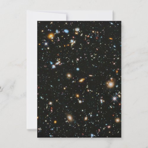 Stars in Space _ Hubble Ultra Deep Field Invitation