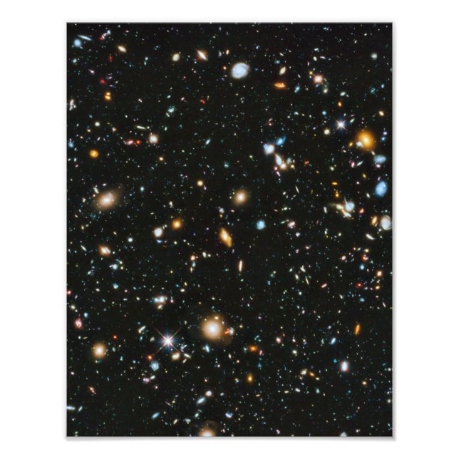 Stars in Space - Hubble Ultra Deep Field Photo Print (Front)
