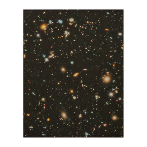 Stars in Space _ Hubble Ultra Deep Field Wood Wall Art
