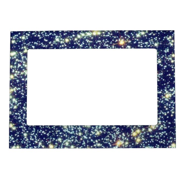 Stars in Space Photo Frame Magnet (Front)