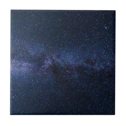 Stars in the Milky Way Ceramic Tile
