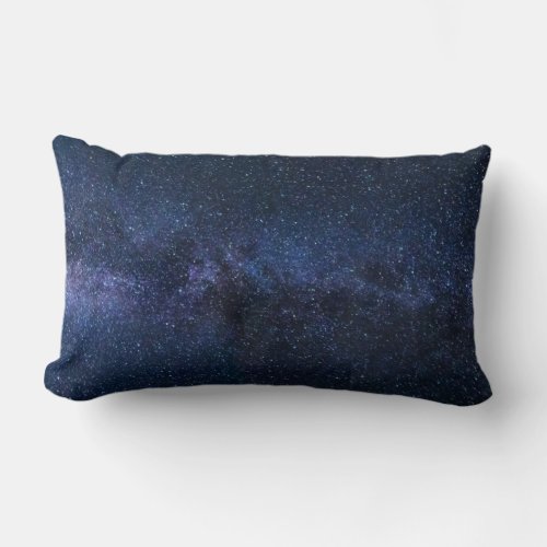 Stars in the Milky Way Lumbar Pillow