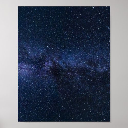 Stars in the Milky Way Poster