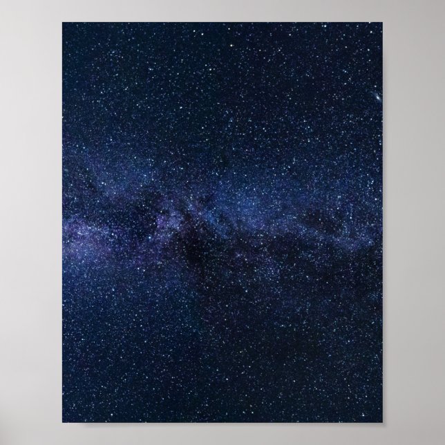 Stars in the Milky Way Poster (Front)