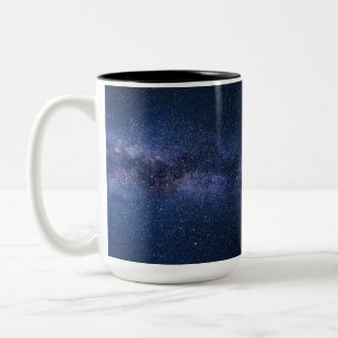 Stars in the Milky Way Two-Tone Coffee Mug