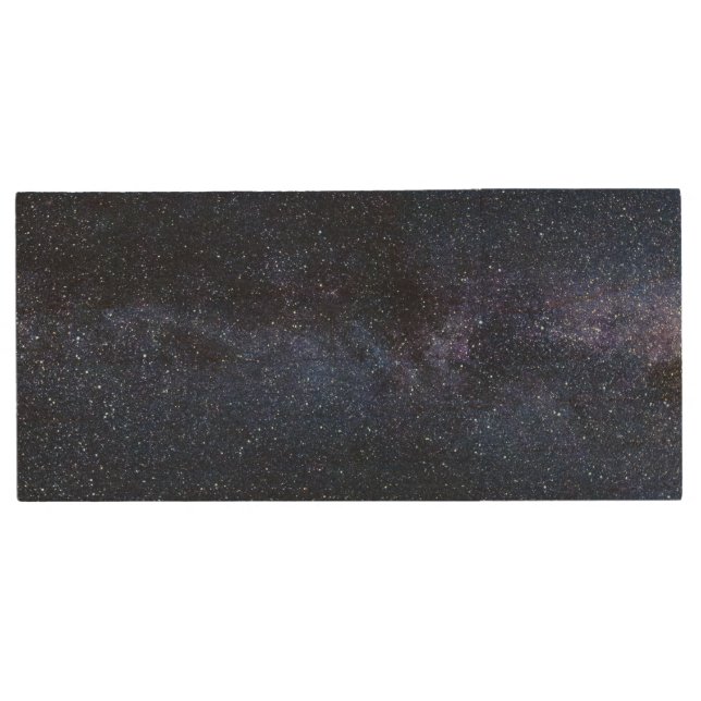 Stars in the Milky Way Wood Flash Drive (Front)