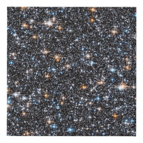 Stars In The Milky Ways Galactic Bulge Faux Canvas Print