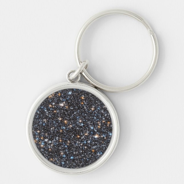Stars In The Milky Way's Galactic Bulge. Keychain (Front)