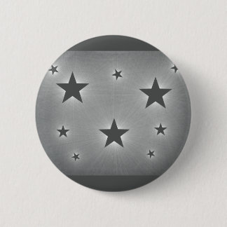 Stars in the Night Sky Button, Dark Gray Pinback Button