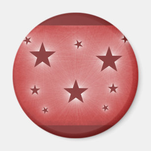Stars in the Night Sky Magnet, Dark Red Magnet