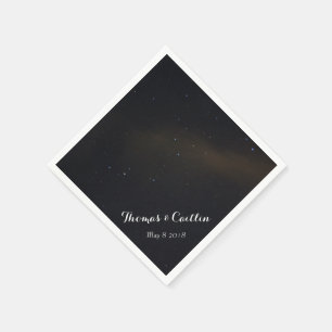Stars in the Night Sky Paper Napkins