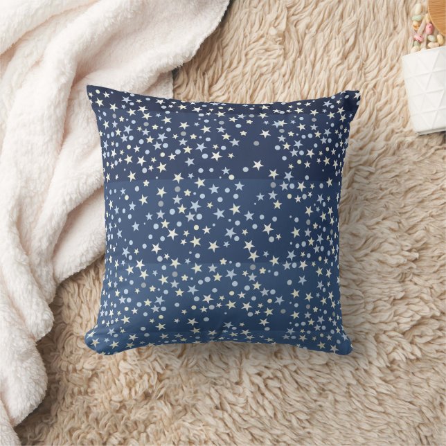 Stars in the Sky Throw Pillow (Blanket)
