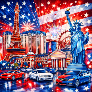 “Stars, Liberty & Lights” Kindle Cover