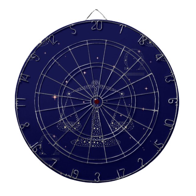 stars libra dart board (Front)