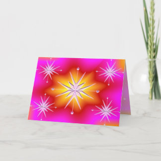 Stars Light  New Year Card