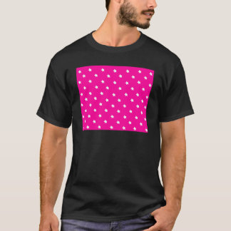 Stars Magenta White The MUSEUM Zazzle Gifts T-Shirt