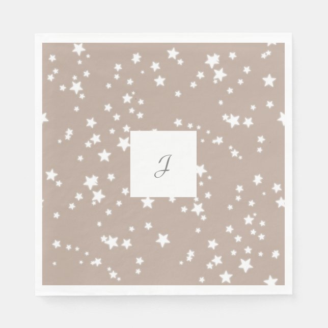 Stars monogram napkins (Front)