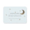 Stars & Moon Baby Shower Blue Diaper Raffle Ticket