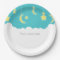 Stars Moon & Clouds Baby Shower Party Plates