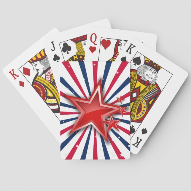 Stars 'n Stripes Freedom Poker Cards (Back)