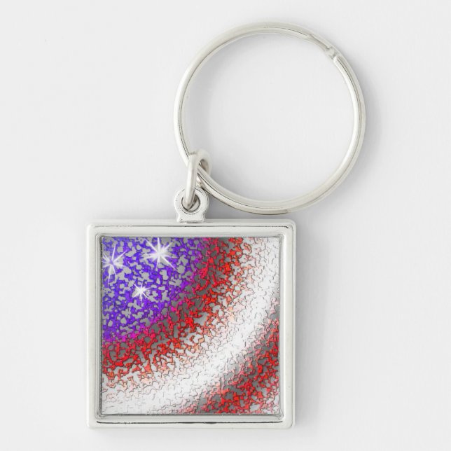 Stars-n-Stripes Keychain (Front)